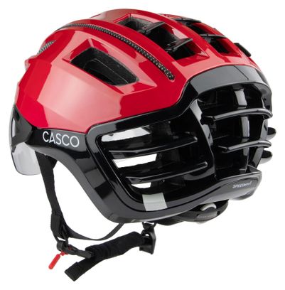 Casco Speedairo Aero Helm Rot/Weiß