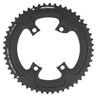 plateau route 4bra 52dts exterieur type shimano ultegra r8000-8050 noir ct2 11v. (pour plateau 36dts)