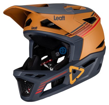 Casque Intégral VTT Leatt Gravity 4.0 Suede Marron/Noir