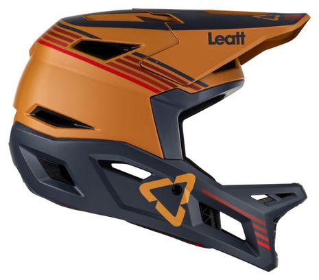 Casque Intégral VTT Leatt Gravity 4.0 Suede Marron/Noir