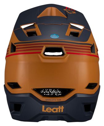Casque Intégral VTT Leatt Gravity 4.0 Suede Marron/Noir