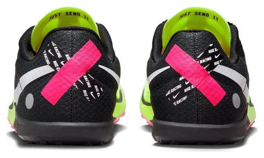 Nike Zoom Rival Waffle 6 Track &amp; Field Shoes Black Yellow Pink