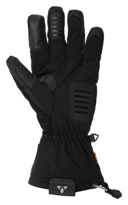 Vaude Tura II Guantes Largos de Ciclismo Negro