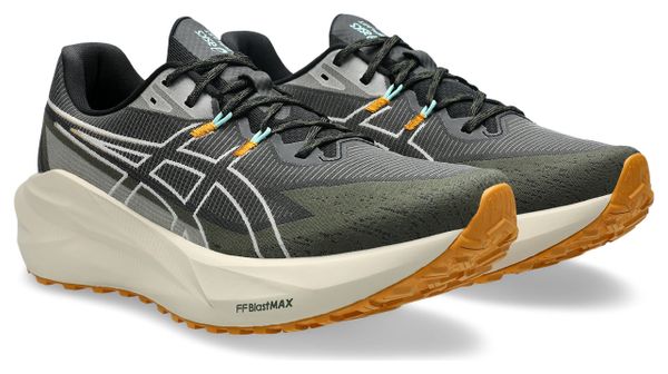 Zapatillas de running Asics Blazeblast caqui/naranja para hombre