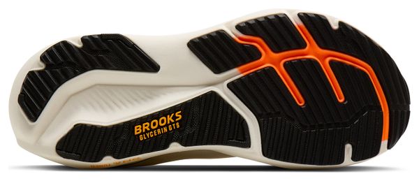 Brooks Glycerin GTS 23 Laufschuhe für Herren, Beige/Orange
