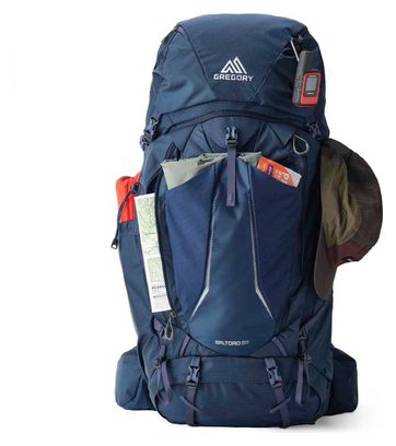 Mochila de senderismo Gregory Baltoro 65 L azul para hombre