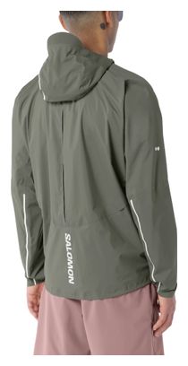 Salomon Bonatti Pro Herren-Regenjacke, grau