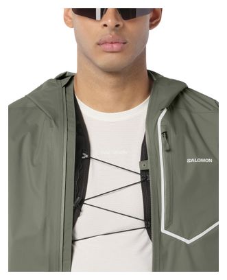 Salomon Bonatti Pro Herren-Regenjacke, grau