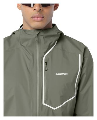 Salomon Bonatti Pro Herren-Regenjacke, grau