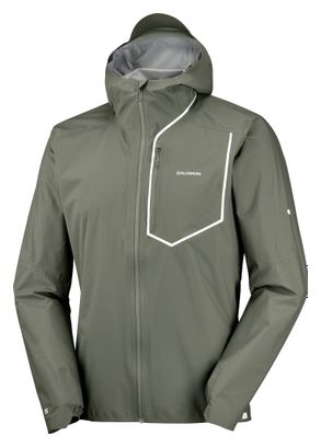 Salomon Bonatti Pro Herren-Regenjacke, grau