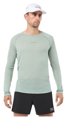 Camiseta Trail NNormal Merino 02 Verde para hombre