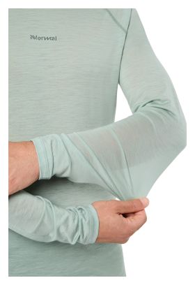 Camiseta Trail NNormal Merino 02 Verde para hombre