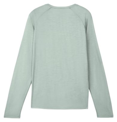 Camiseta Trail NNormal Merino 02 Verde para hombre