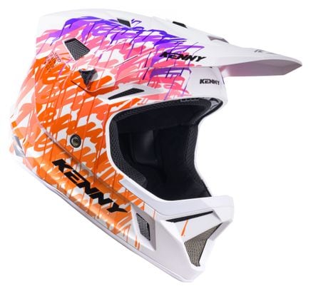 Kenny Decade Lunis White Helmet