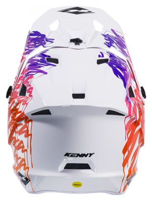 Kenny Decade Lunis White Helmet