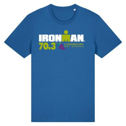 Ironman 70.3 Luxemburg Royal Blauw Heren Kort Mouw T-Shirt