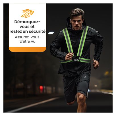 Gilet de Sécurité Réfléchissant R2B Gilet de Course Réglable