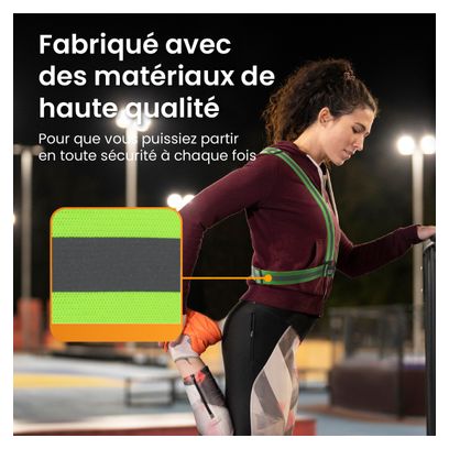 Gilet de Sécurité Réfléchissant R2B Gilet de Course Réglable
