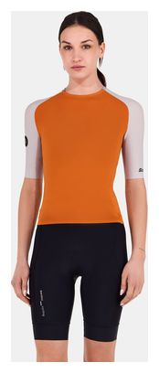 Santini Pelle Maglia a maniche corte unisex arancione