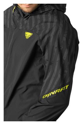 Chaqueta cortaviento Dynafit Trail Reflective Negro, Hombre