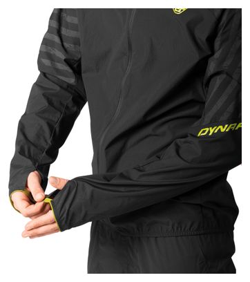 Chaqueta cortaviento Dynafit Trail Reflective Negro, Hombre