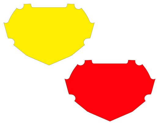 Fond de plaque Ytwo Box Jaune Mini