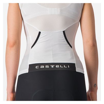 Dames Castelli Free Tri 2 witte mouwloze triatlontrui