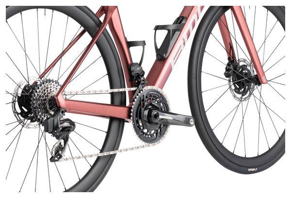 BMC Roadmachine 01 Dreirad-Rennrad Sram Force eTap AXS 12S 700 mm Metallic Rot Braun