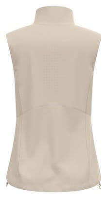 Veste Sans Manches Odlo Zeroweight Warm 2.0 Beige Femme