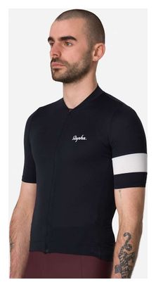 Maglia a maniche corte Rapha Core Lightweight Nero/Bianco Uomo