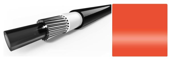 Elvedes 10m Gear Cable with Orange Liner 4.2mm 