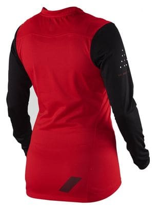 Maillot Manches Longues Femme 100% Ridecamp Rouge