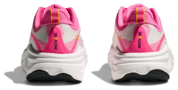Hoka Skyflow hardloopschoenen roze/geel dames