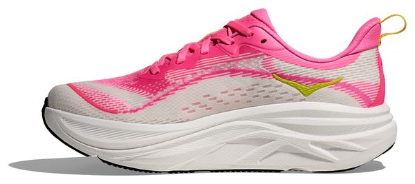 Hoka Skyflow hardloopschoenen roze/geel dames