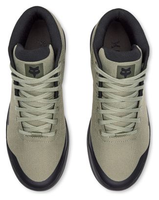 Fox Union Canvas Scarpe da pedale piatte verdi