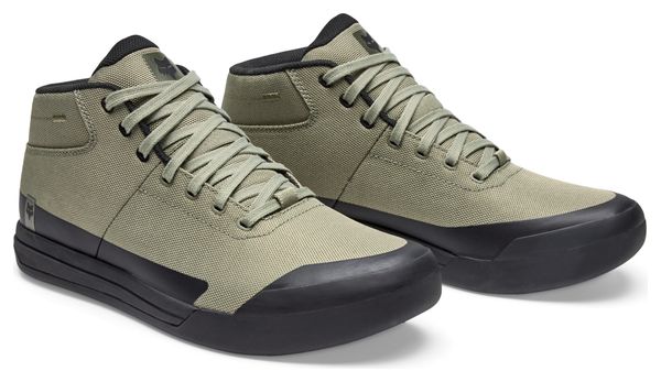 Fox Union Canvas Scarpe da pedale piatte verdi