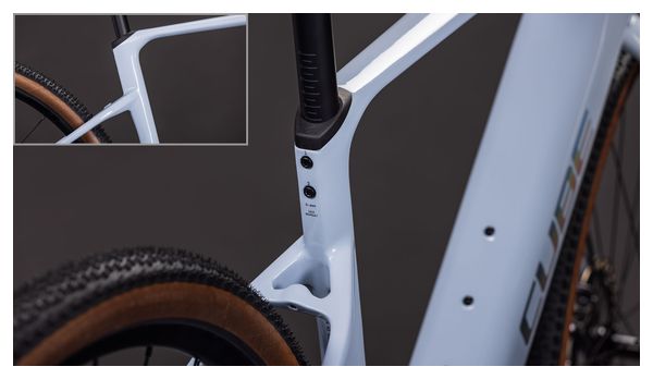 Cube Nuroad Hybrid C:62 SLX 400X Electric Gravel Bike Shimano GRX Di2 12S 400 Wh 700 mm Ice Blue 2026