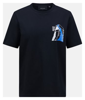 Maglietta Peak Performance Original Graphic nera da uomo