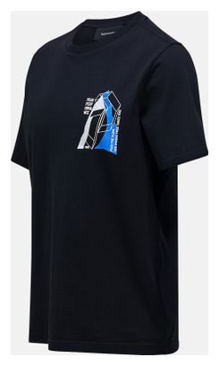 Maglietta Peak Performance Original Graphic nera da uomo