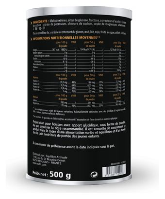 Boisson énergétique 3H - Citron - 500 g