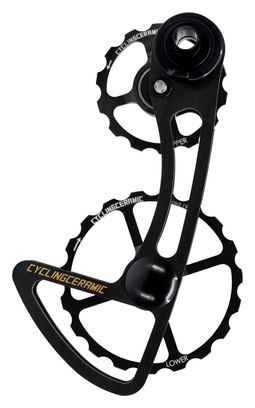 CyclingCeramic Oversized Derailleur Cage 14/19T for Campagnolo EPS Electronic 12S Derailleur Black