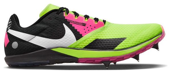 Chaussures d'Athlétisme Nike Zoom Rival XC 6 Noir Jaune Rose