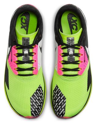 Nike Zoom XC 6 Black Yellow Pink Track &amp; Field Shoes