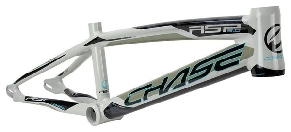 Chase RSP 5.0 Aluminium BMX Frame Grijs / Turquoise Blauw 2023