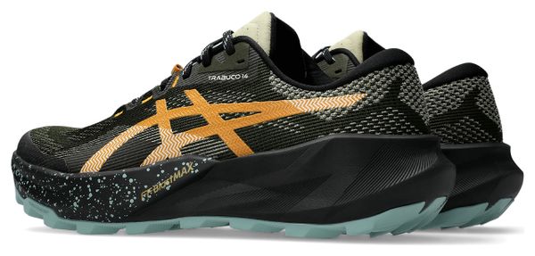 Asics Trabuco 14 Men's Trail Running Shoes - Khaki/Black