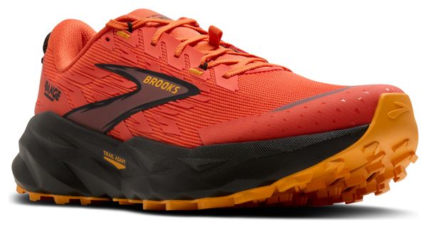 Scarpe da trail Brooks Range rosse/nere da uomo