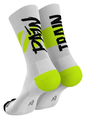 Calzini Incylence Ultralight Pain Train Bianco/Giallo