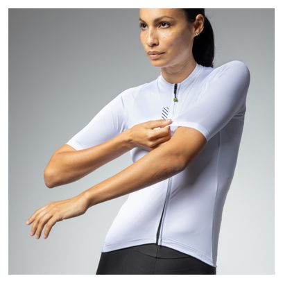 Maglia a manica corta Alé Color Block Donna Bianco