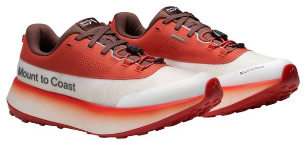 Chaussures Running Mount to Coast H1 Sedona Corail/Blanc Homme