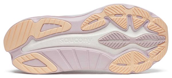 Saucony Hurricane 24 Laufschuhe Weiß/Pink Damen